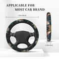thumbnail image 3 of Vsdgher Abstract Peacock Painting Pattern Elastic Car Steering Wheel Cover,Car Wheel Cover Protector Car Accessory for Steering Wheel with a Diameter of 14.5"-15", 3 of 6