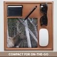 3drose Elk Bugling Mouse Pad - 8x8 Inch, Heavy-Duty Rubber, Matte Finish