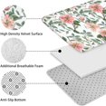thumbnail image 5 of Pioneer Flower Floral Print Pattern Bathroom Rugs Sets 3 Piece,Toilet Cover Set,Absorbent Non Slip Bathroom Mats Sets with U-Shaped Contour Rug Toilet Rug Set, 5 of 5