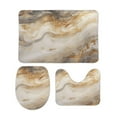 thumbnail image 2 of Marble Blue Greene Purple And Gold Stripes Bathroom Mats Set of 3 Pieces，Non Slip Non Slip Mats, Washable Mats, Decorative Carpets for Bathrooms, Kitchens, And Bedrooms., 2 of 7