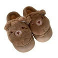 thumbnail image 5 of Vedolay Mens Slippers Comfortable Warm Slippers Plush Lined House Shoes Coffee,43, 5 of 5