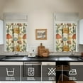 thumbnail image 4 of Vintage Mushroom Kitchen Curtains Set, Rod Pocket Curtains, Magical Forest Mushrooms Kitchen Curtains for Nursery Rooms, 4 of 5