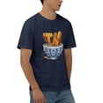 thumbnail image 2 of Thinknoodles Cotton T-Shirt Navy Blue Large, 2 of 5