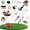5 in 1 Red, variant on 2025 New Gas Weed Trimmer, 2 in 1 Cordless Lawn Mower,2-Stroke Gas Hedge Trimmer,52CC Weed Trimmer, Multi-Functional Trimming Tool for Outdoor Grass and Garden Bush