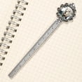 thumbnail image 3 of Deer Book Accessories: Vintage Silver Lace-Edged Bookmark, Gift for Book Lovers and Readers, 3 of 5