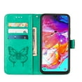 thumbnail image 3 of Galaxy A70 Phone Case, Dteck Embossed Butterfly Magnetic Flip PU Leather Wallet Foilo Case Stand Protective Cover with Hand Strap [Built-in card slots/money pocket] for Samsung Galaxy A70, Green, 3 of 5