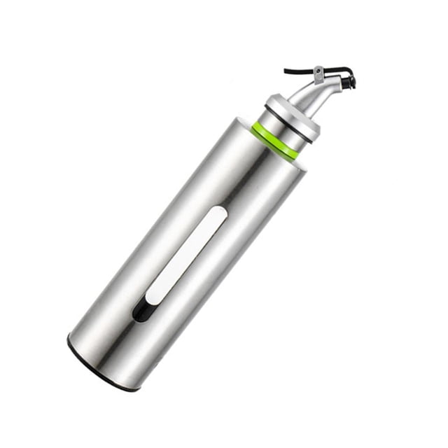 Dispensador de vinagre y aceite de oliva de acero inoxidable, recipiente para soja, vinagrera, antigoteo, 150 ml