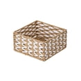thumbnail image 2 of AOMXGD Natural Woven Storage Basket For Desk Coffee Table Snacks Cosmetics Small Items Organizer Tray, 2 of 6