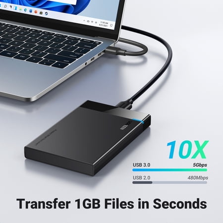 UGREEN 2.5インチ HDD ケース SSD ケース USB3.0接続 UASP対応 2.5型 SSD ケース 5Gbps高速転送速度 S