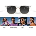 thumbnail image 3 of Taicans Smart Bluetooth Sunglasses Lightweight Glasses With Blue Light Protection Wireless Bluetooth 5.3 Headset Function Built-in Music And Speakers Support for And Voice Unisex, 3 of 10
