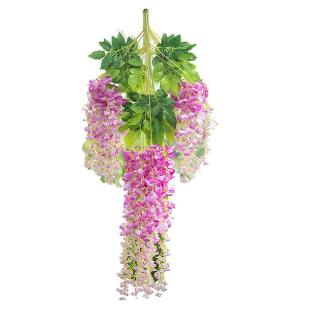 Cheers Artificial Wisteria Flowers Vine Silk Flower Wedding Garden
