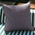 thumbnail image 4 of Alexandra'S Secret Home Collection Solid Print Lightweight Pillow Shams, 18" x 18", Purple, 2-Pieces, 4 of 4