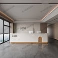 thumbnail image 2 of Modern Front Reception Desks Conference Lectern Store Podium Luxury Desk Lectern Information Rezeptionstisch Theater Furniture My Lux Decor Round, 2 of 9