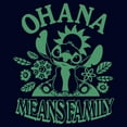 thumbnail image 2 of Juniors Lilo & Stitch Flowery Ohana T Shirt, 2 of 4