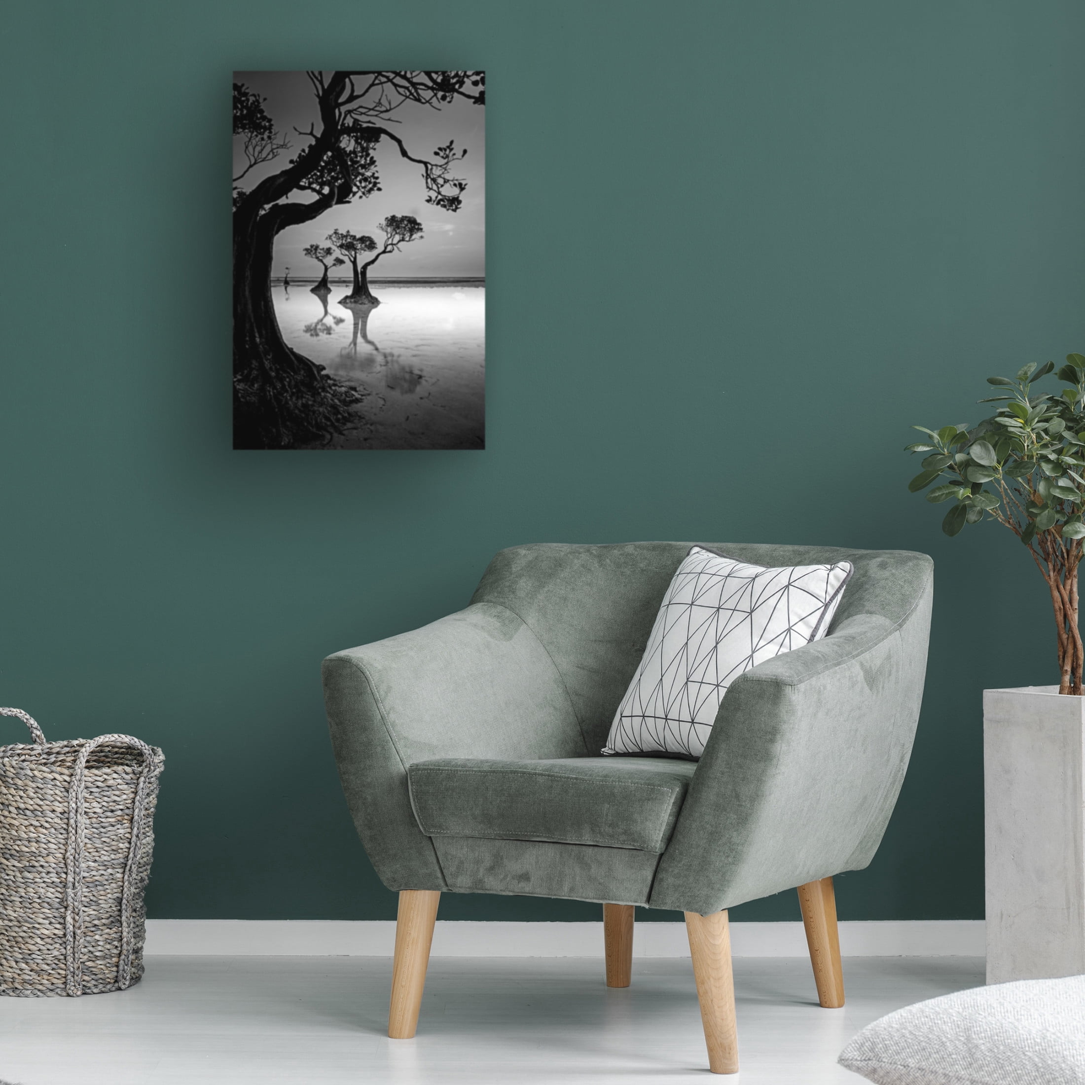 Canvas Wall Art - Angela Muliani Hartojo 'Framing' Wall Art for Living Room, Bedroom, or Office Décor by Trademark Fine Art - 22 x 32 Inches