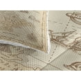 thumbnail image 3 of Ambesonne Cream Quilted Coverlet 3 Pcs, Antique Treasure, King Size, Cream, 3 of 4