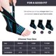 thumbnail image 2 of Tobillera, soporte para pies, AMITOFO, fascitis plantar, negro y azul, 2 of 6