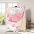 thumbnail image 1 of 3D Printing, Cartoon Soft Double Flannel Blanket, Super Soft Blanket, Suitable For Living Room, Sofa, 1 of 3