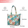 thumbnail image 4 of Pioneer Flower Floral Print Pattern Travel Tote Bags for Women Carry On,Large Weekender Bags for Women Travel,Multi Functional Duffle Bag for Work,Shopping,Sports, 4 of 5