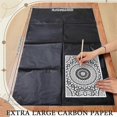 thumbnail image 4 of 5 Feuilles de Grand Papier Carbone compatible avec Tracing 20,3 X 36 Pouces Papier Transfert Graphite Papier Transfert Carbone Ciré, 4 of 5