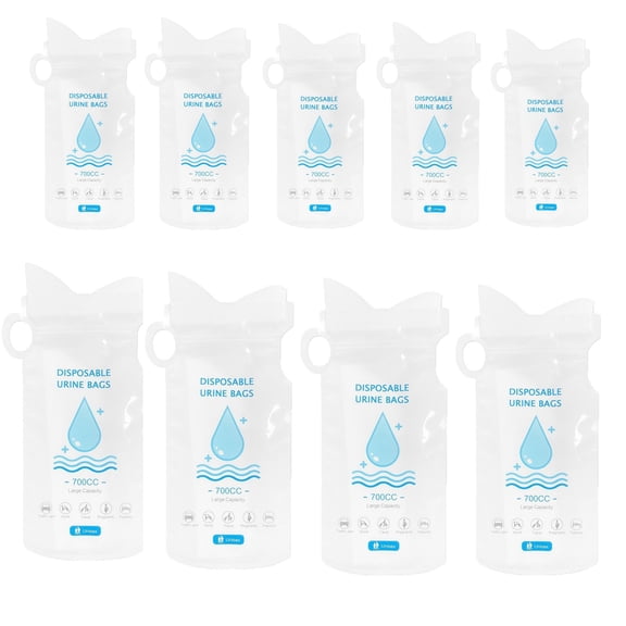 20 Pack Disposable Urine Bag 700ML Travel Emergency Pee Bag for Car, Unisex Portable Urinal for Adults, Vomit Bag for Camping Hiking