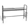 thumbnail image 3 of Nex Adjustable 35-37” x 9.8” x 24.5” Dish Rack, Black Stainless Steel, 3 of 6