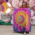 thumbnail image 4 of Rainbow Tie Dye Floral Pattern Luggage Cover Fashion Suitcase Cover Baggage Covers Fit 25-28 Inch Luggage (Go Travel), 4 of 5