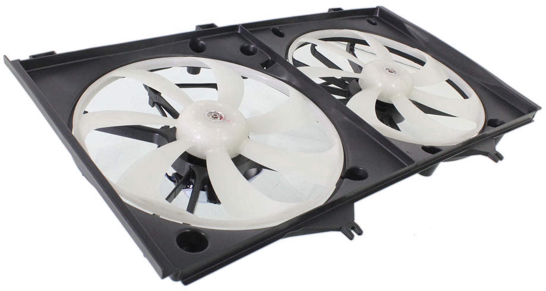 Replacement REPT160916 Cooling Fan Assembly Compatible with 2007-2010 Toyota Camry Radiator