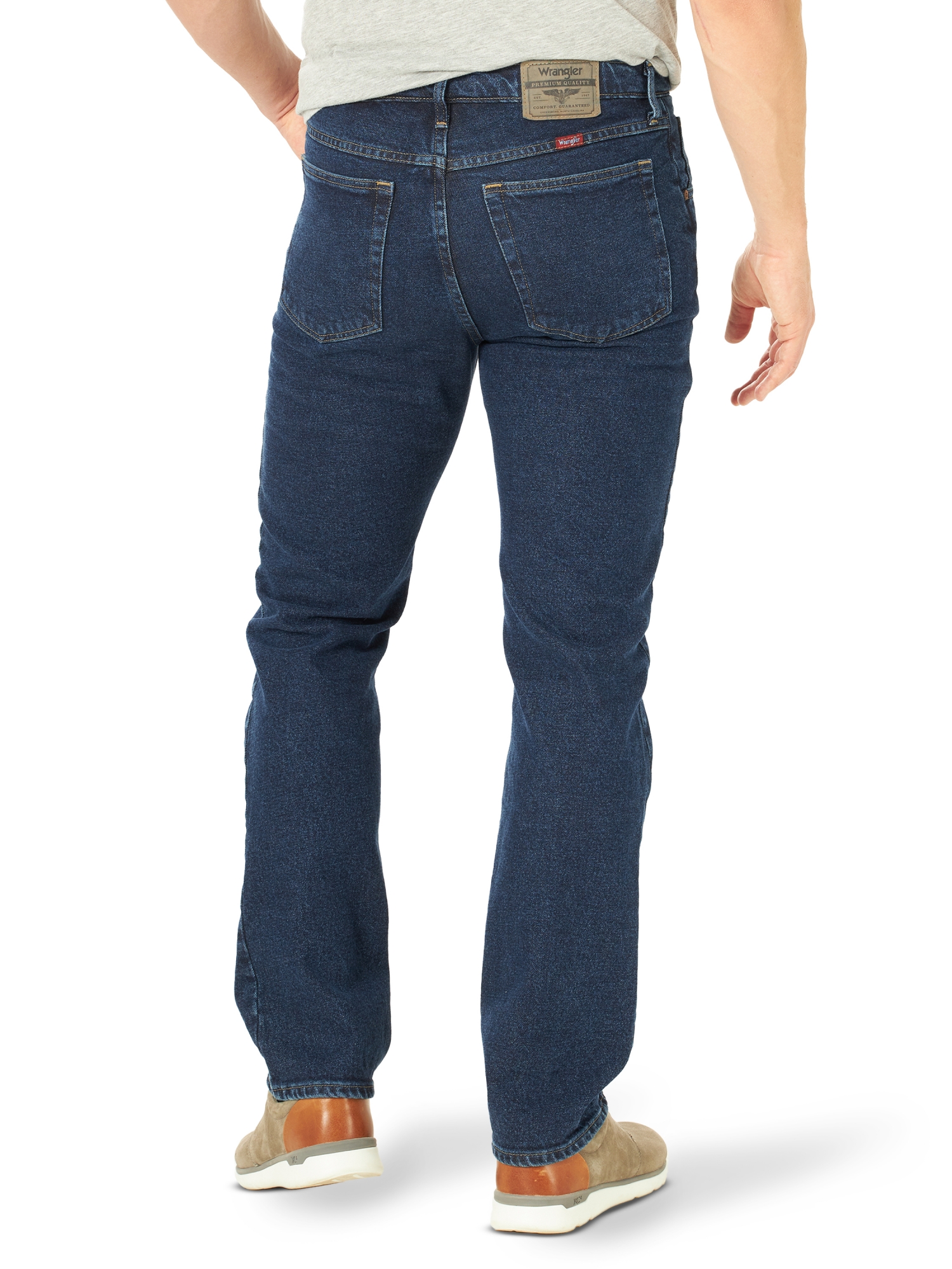 Wrangler Men's and Big Men's Regular Fit Jeans with Flex - Walmart.com