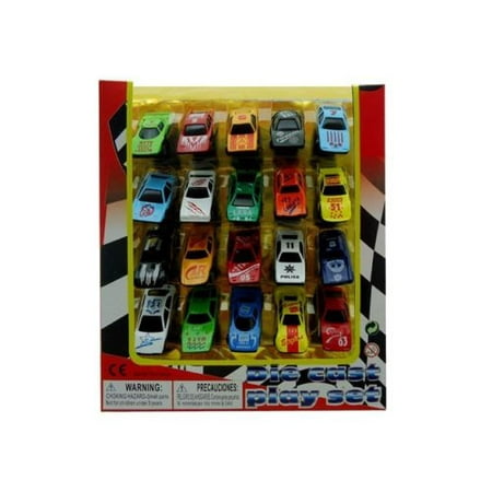 Boys Party Favor Sport Cars 20 Piece Mini Toy Diecast Vehicle Play