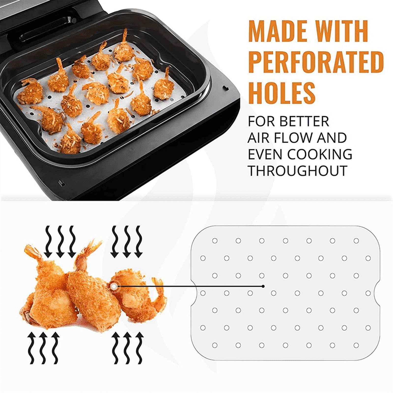 AIEVE Air Fryer Paper Accessories Compatible with Ninja AG301 Foodi Indoor  Grill Air Fryer Oven, 100Pcs Non-Stick Disposable Paper Liner Airfryer  Parchment Liners Compatible with Ninja Foodi 5-in-1 price in Saudi Arabia