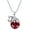 January, variant on Cat Necklace with Birthstone 925 Sterling Silver Cat Pendant Necklace Gift for Women