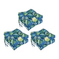 thumbnail image 2 of Blazing Needles 16-inch Square Tufted Outdoor Chair Cushion, 16 x 16, Skyworks Caribbean 6 Count, 2 of 3