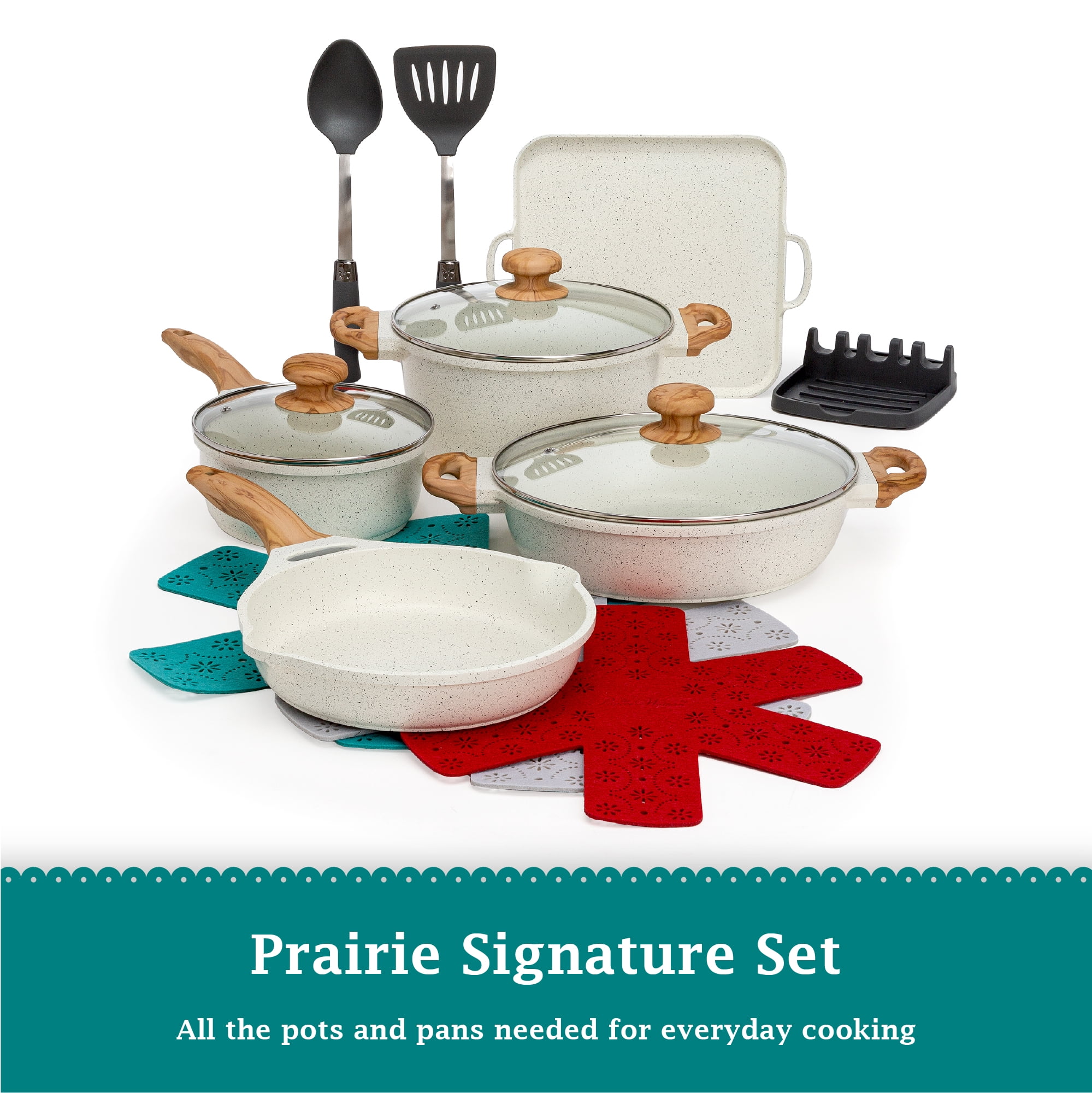 CYBER DEAL 🇺🇸The Pioneer Woman Prairie Signature 20-Piece Cast