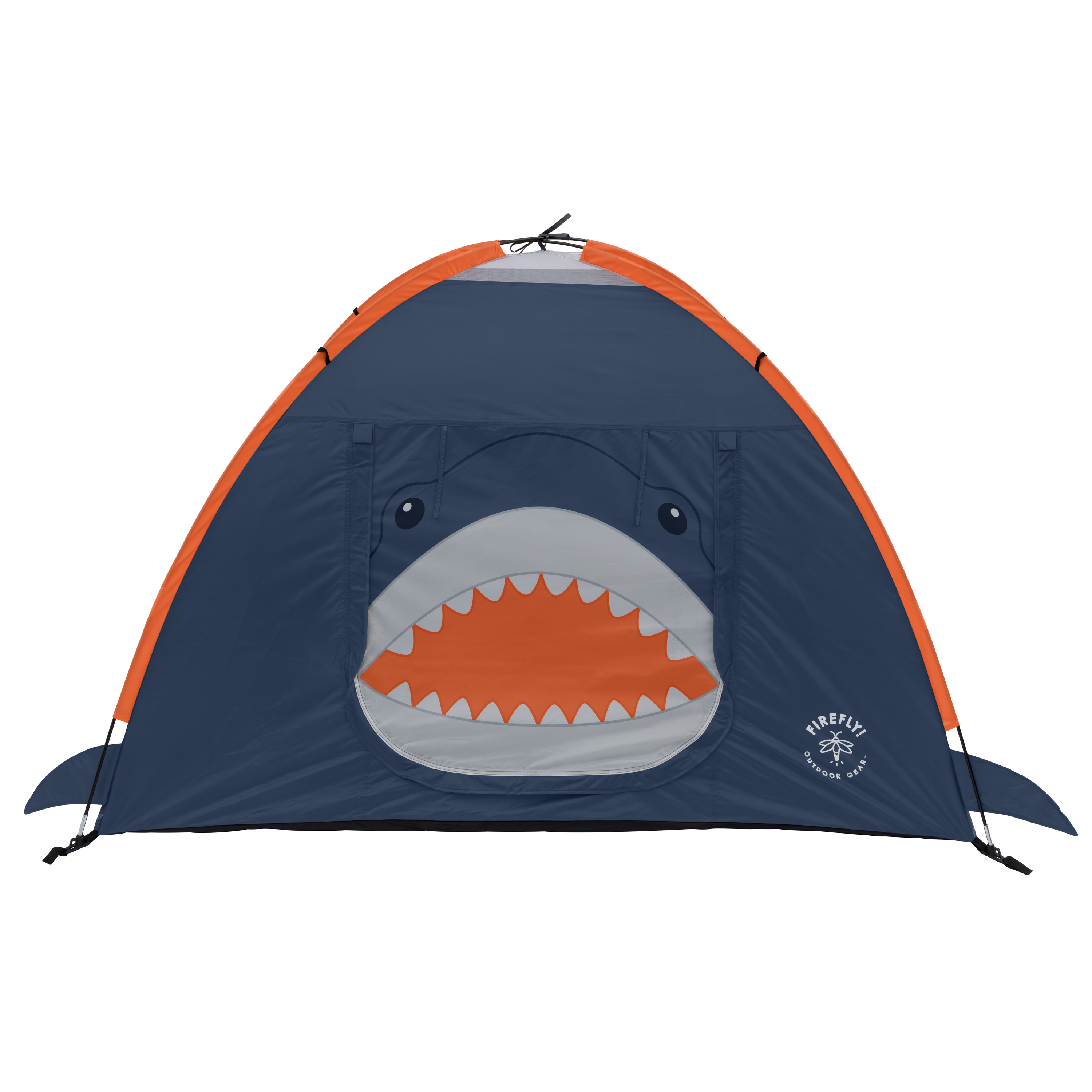 Firefly! Outdoor Gear Finn the Shark Kid's Camping Combo (One-Room Tent, Sleeping Bag, Lanter - image 2 of 30