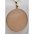 thumbnail image 3 of Natural Round Pink Aventurine Gold Necklace, 3 of 5