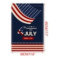 thumbnail image 3 of SLYNSHome 4th of July Garden Flags for Outside Decorations Independence Day American Stars Flag Ornament for Yard Patio Outdoor Memorial Day Patriotic Accessories, 3 of 5