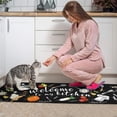 thumbnail image 2 of Lemon Kitchen Rugs Mat Farmhouse Style Lemon Rugs Anti Fatigue Kitchen Rug Set PVC Non Slip Waterproof Washable Rug (17"x47.2"+17"x23.6"), 2 of 6