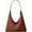 Brown, variant on Trendy Suede Crescent Shoulder Bag Women Tote Bag Satchels Crossbody Purse Top-handle Travel College Work Tote Handbag-Coffee