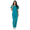 thumbnail image 4 of Adar Universal Scrubs For Women - Snap Front Scrub Top, 4 of 7