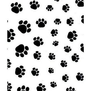 Tissue Paper/25 Sheets/paw Print Tissue Paper 20x30/bulk Tissue Paper/black and  White Paw Print Tissue 