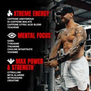 PROSUPPS Mr. Hyde Xtreme Pre-Workout Powder Energy Drink (30 Servings, Fruit Punch)