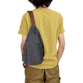 thumbnail image 4 of Canvas Sling Bag Crossbody Backpack Hiking Daypack Rucksack for Men Women Outdoor Cycling Travel, 4 of 5