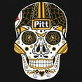 thumbnail image 3 of Pittsburgh Sugar Skull T-shirt Steel City Football Fan Tailgating Men's Tee, 3 of 7