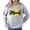 Gray Sweatshirt, variant on Softball Mama Sweatshirt for Women Yellow Checkered Softball Mom Sweater White Sweatshirt Adult Large