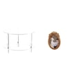 thumbnail image 1 of Mesa Auxiliar Acrílica Con Marco De Fotos De Resina Ornamentado. Mesita De Noche Compacta Para Sala De Estar, Baño O Hogar. Soporte Decorativo De Mesa. Fácil Montaje. Ideal Como Regalo Para, 1 of 8