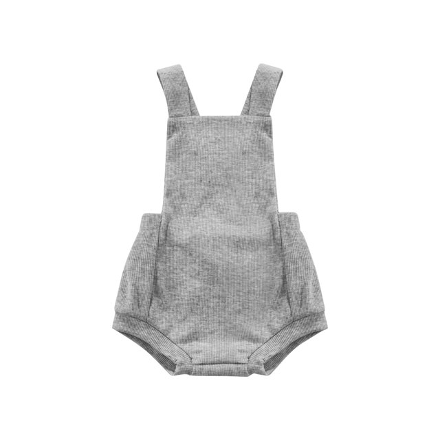 goowrom Bébé Garçons Filles Sans Manches Romper, Mignon Body Sans Bretelles de Couleur Unie