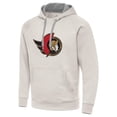 thumbnail image 2 of Men's Antigua Cream Ottawa Senators Big Logo Victory Pullover Hoodie, 2 of 3
