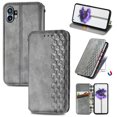 thumbnail image 1 of SaniMore Wallet Case for Nothing Phone (1) 6.55", Vintage PU Leather Case Card Slots Cash Pocket Stand Feature Magnetic Closure Anti-drop Shockproof Full Body Protective Case, Gray, 1 of 7