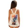 thumbnail image 2 of Xixirimido Rabbit Colorful Easter Eggs Print Girls Swimsuit Sleeveless One Piece Skirted Swimwear Modest Hawaiian Bathing Suit for Beach Water Park Kids Swim Dress, 6-7 Years, 2 of 7